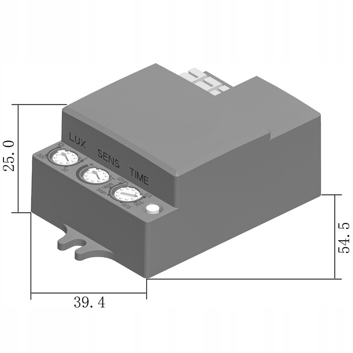 Czujnik RUCHU zmierzchu LED sensor MIKROFALOWY flat