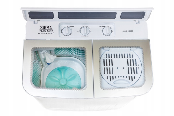 Mała Pralka z Wirówką 5kg + 2kg Turystyczna Domowa Przenośna Lekka