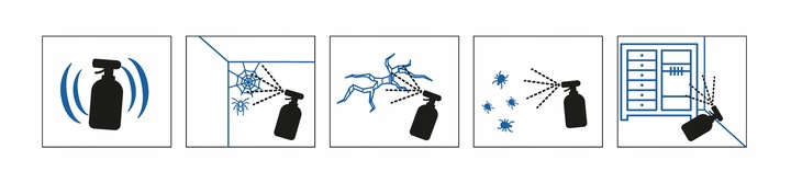 SPRAY OPRYSK PŁYN AEROZOL ŚRODEK NA PAJĄKI ROZTOCZA MIKROKAPSUŁKOWY NO PEST