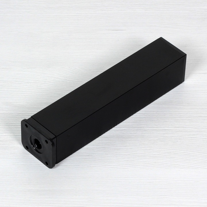 4x NOGA NÓŻKA MEBLOWA CZARNA NÓŻKA POD SZAFKĘ NÓŻKA DO MEBLI H20CM Z