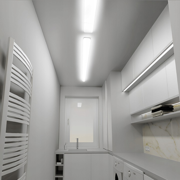 8x PANEL LAMPA LED NATYNKOWA OPRAWA SUFITOWA DO Garażu Warsztatu