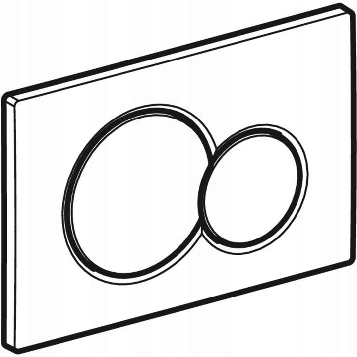 Przycisk spłukujący doWC Geberit Sigma01Chrom Błyszczący