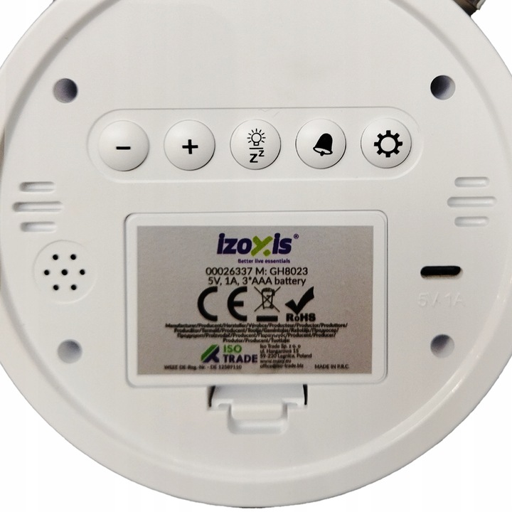 Budzik Elektroniczny Zegar Cyfrowy Retro Głośny Wyraźny Klasyk Stojący LED