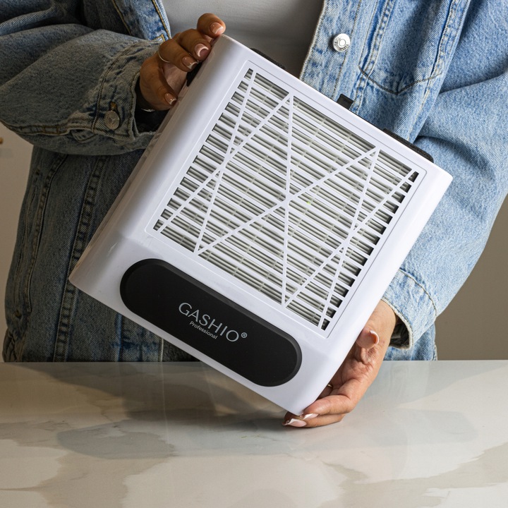 Pochłaniacz Pyłu Do Paznokci Manicure Bezworkowy Z Filtrem HEPA 80W