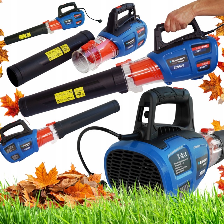DMUCHAWA OGRODOWA MOCNA DMUCHAWA DO LISCI 3500W PORĘCZNA LEKKA
