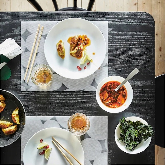 IKEA OFTAST ZESTAW TALERZY I MISEK ZASTAWA 32 SZT.