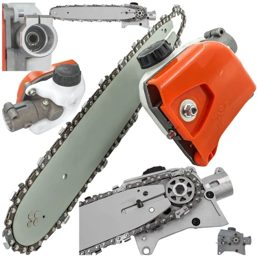 PRZYSTAWKA PIŁA ŁAŃCUCHOWA ADAPTER do KOSY SPALINOWEJ ŚREDNICA 28mm 9FREZÓW