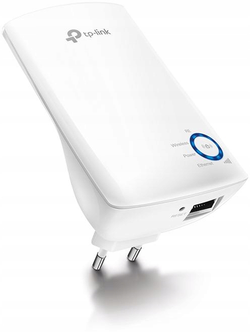 WZMACNIACZ SYGNAŁU WIFI TP-LINK WA850RE REPEATER WIFI Z GNIAZDEM LAN RJ45