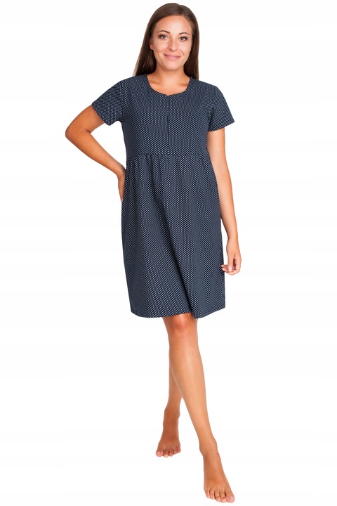 Koszula nocna ciążowa do karmienia piersią MACZEK