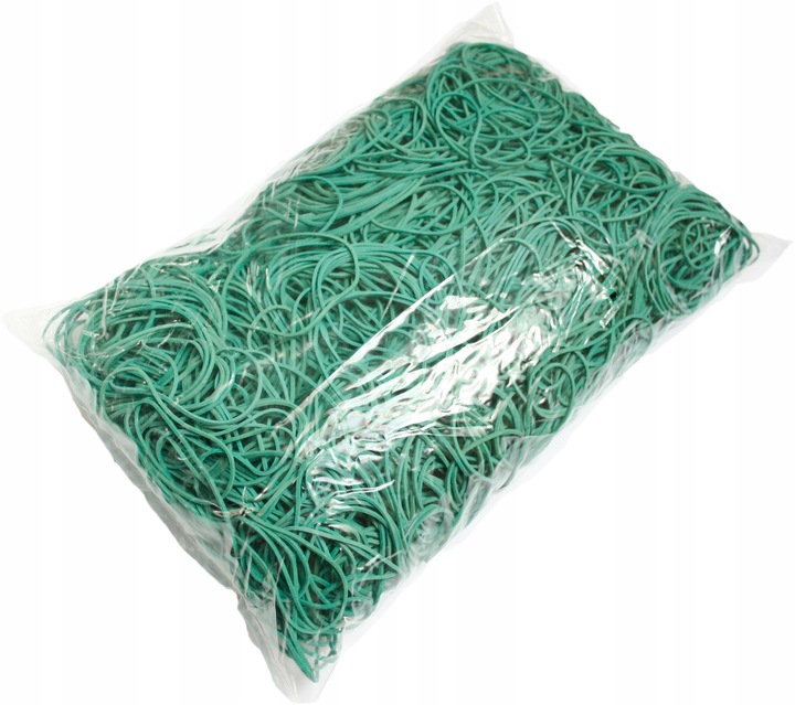 GUMKI RECEPTURKI MOCNE 50 mm x 1,5 mm ZIELONE 1 KG