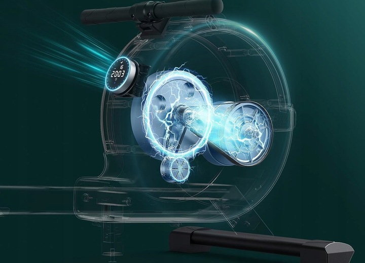 MERACH Q1S 2024 wioślarz magnetyczny 16 poziomów oporu 160 kg nowy