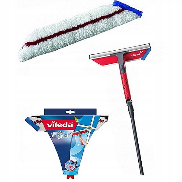 MYJKA DO OKIEN ŚCIĄGACZKA Z DRĄŻKIEM TELESKOPOWYM VILEDA WYMIENNA