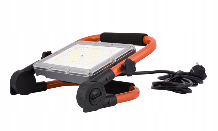 Halogen LED Roboczy Budowlany 100W Naświetlacz przenośny z rączką