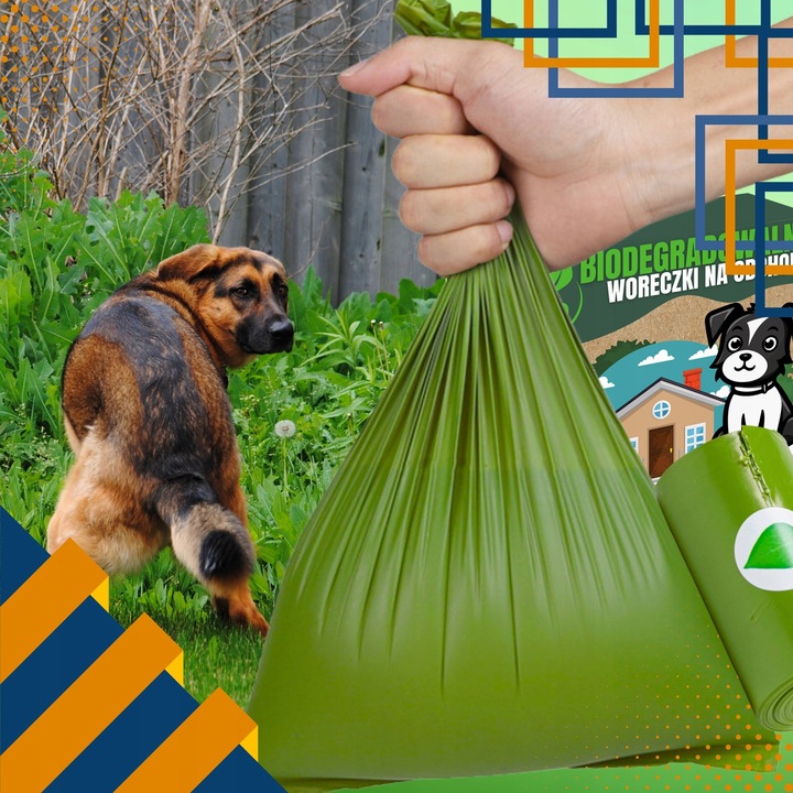 WORECZKI BIODEGRADOWALNE NA PSIE ODCHODY BIO WORKI NA KUPY PSA 360 SZT ETUI