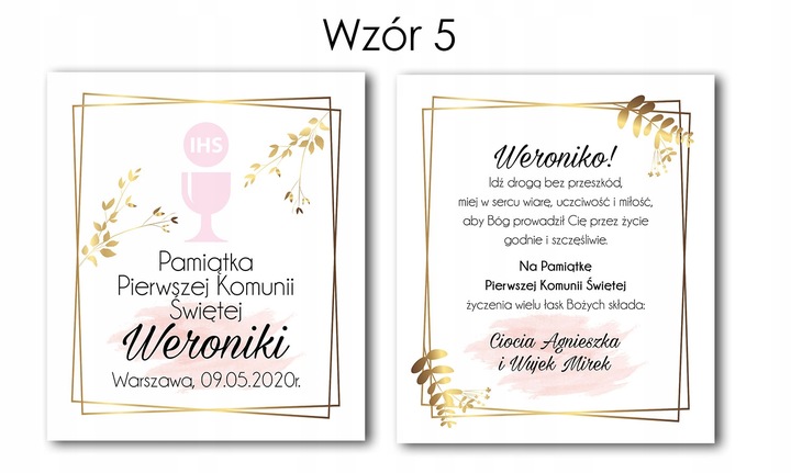PAMIĄTKA PIERWSZEJ KOMUNII ŚWIĘTEJ PREZENT NA KOMUNIĘ PUDEŁKO UPOMINEK