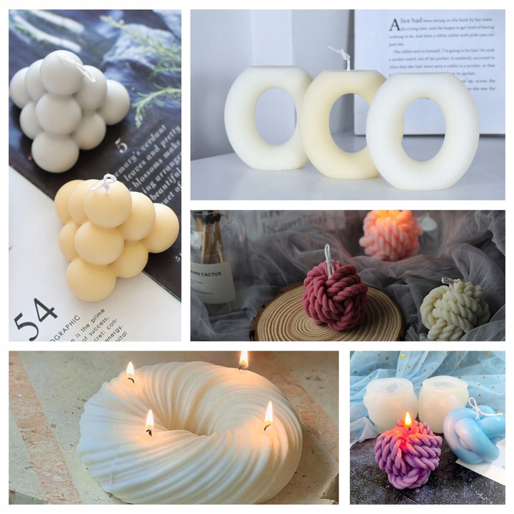 Wosk sojowy KeraSoy Pillar 4120 1kg do świec wolnostojących