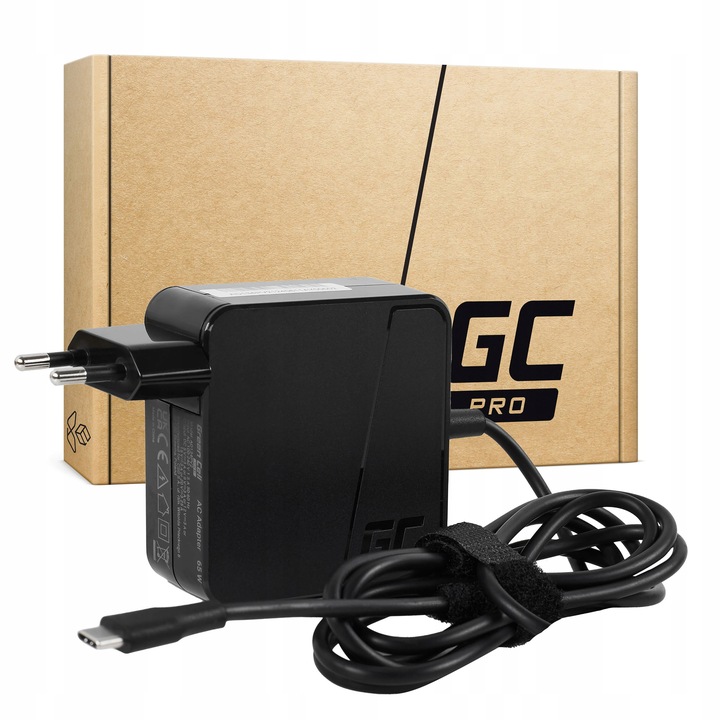 Zasilacz Ładowarka USB-C 65W do laptopa telefonu tabletu Apple Dell Lenovo