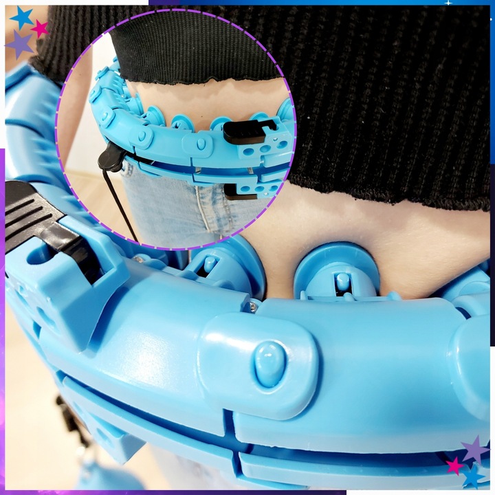 HULA HOP z Obciążeniem Odchudzające Obciążnikiem z Wypustkami SMART HULAHOP