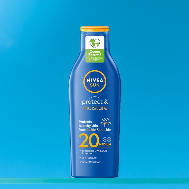 NIVEA SUN Protect & Moisture Balsam do opalania SPF 20, 200 ml