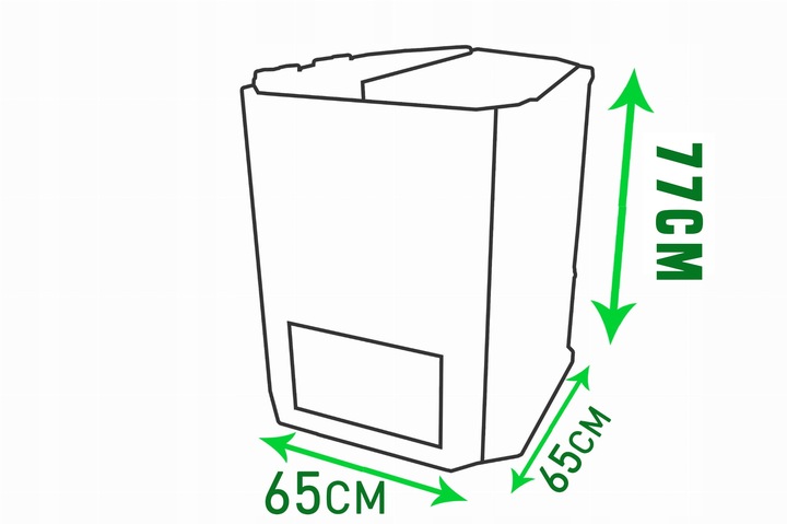 KOMPOSTOWNIK MODUŁOWY 300L CZARNY G-COMP POLSKI