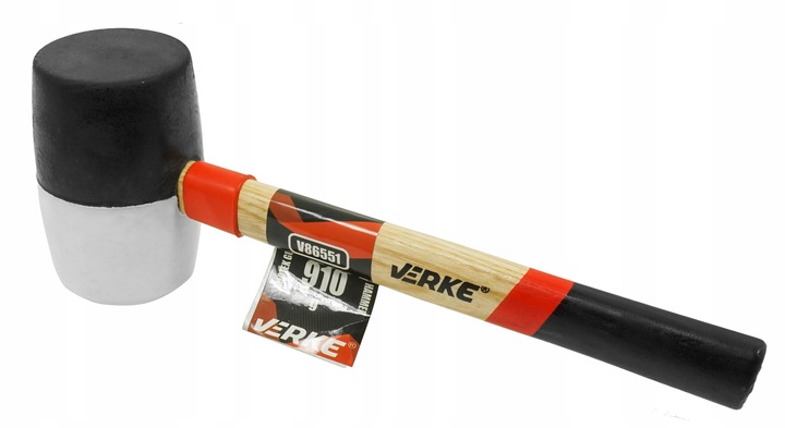 MŁOTEK GUMOWY BRUKARSKI BLACHARSKI DO KOSTKI BEZODRZUTOWY 910g FIBERGLASS