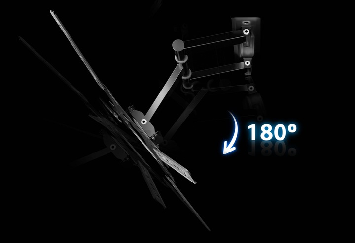 OBROTOWY UCHWYT DO TELEWIZORA ŚCIENNY Wieszak TV UNIWERSALNY 17-56