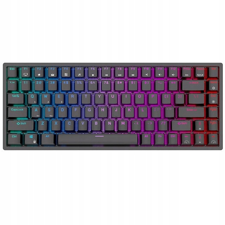 Bezprzewodowa Klawiatura Mechaniczna Royal Kludge Rk84 Red Switch Rgb