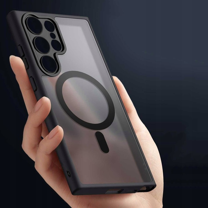 Etui do Samsung Galaxy S25 ULTRA CASE Wzmacniane MATOWE MAGNETYCZNE + SZKŁO