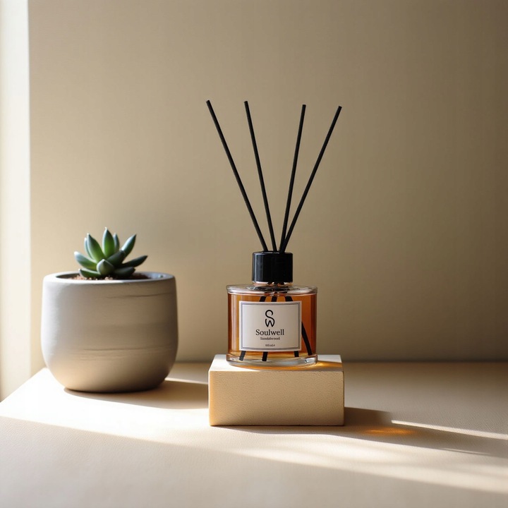 Drzewo Sandałowe SOULWELL ZAPACHY DO DOMU PATYCZKI 120ml