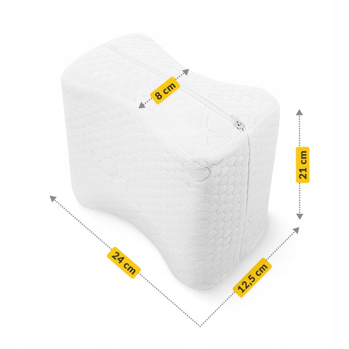 PODUSZKA ORTOPEDYCZNA KLIN MIĘDZY NOGI KOLANA DO SPANIA SEPARATOR MEMORY