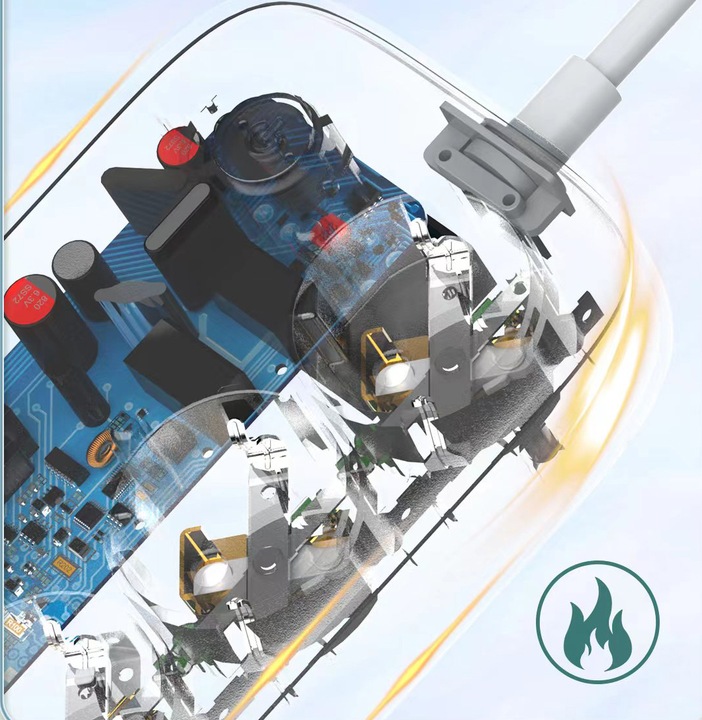 Listwa zasilająca SMART WiFi USB TUYA QC3.0 PD LED