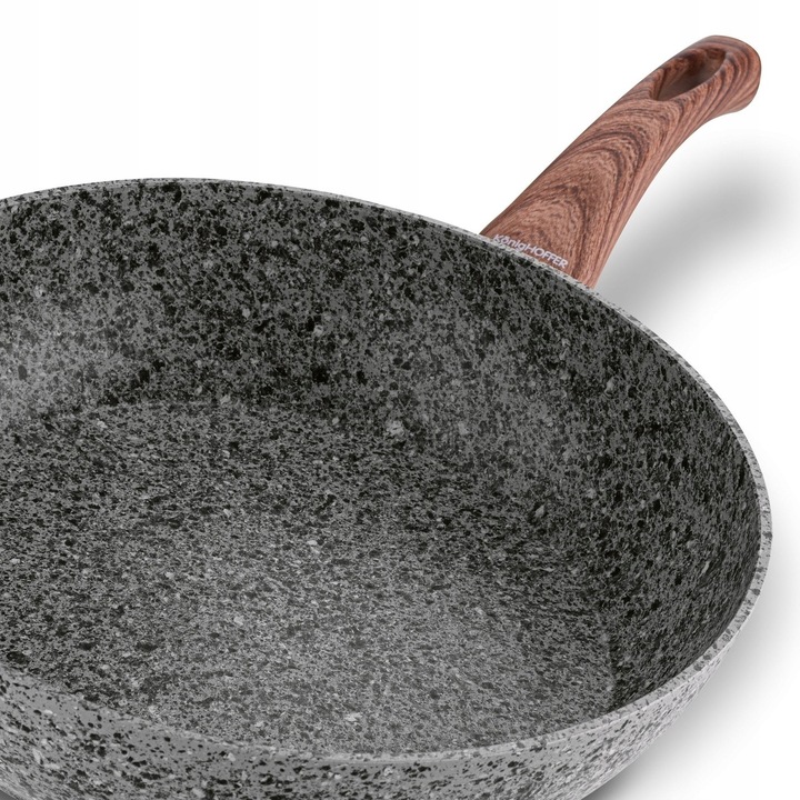 Głęboka PATELNIA INDUKCJA wysoka patelnia GRANITOWA 28cm Venga Konighoffer