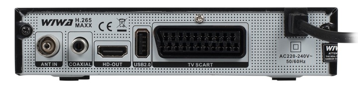 Tuner Dekoder WIWA MAXX DVB T2 H.265 HEVEC TV Telewizji Naziemnej