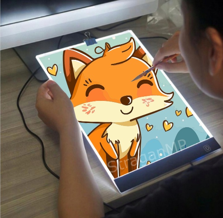 TABLET GRAFICZNY LED - IDEALNY PREZENT (A4) - DLA UCZNIA, STUDENTA, DZIECKA