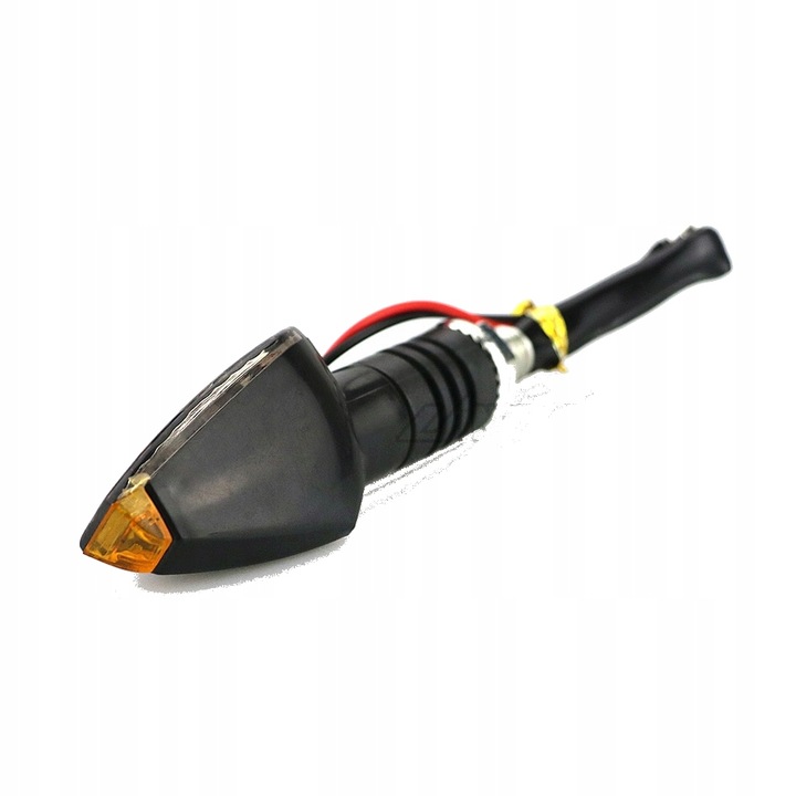 Kierunkowskazy motocyklowe czarne dymione LED