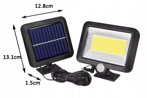 Halogen Lampa solarna 100Led czujka ruchu zmierzch