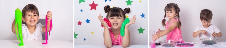 ZESTAW SLIME DO ROBIENIA GLUTÓW 7w1 kreatywny na prezent duży box gluty xxl