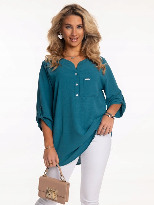 Piękna Klasyczna Rewelacyjna Kobieca BLUZKA Dużo Rozmiarów