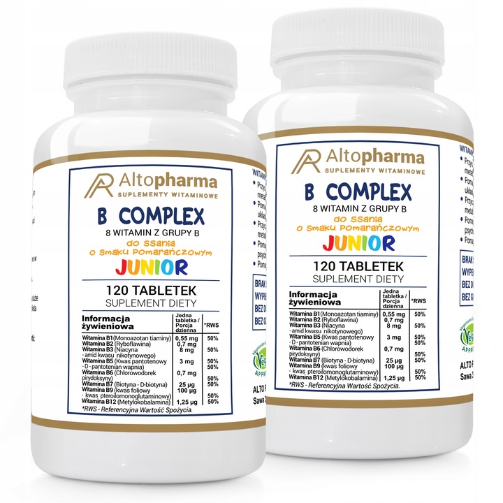 Alto Pharma Witamina B Complex Junior 120T