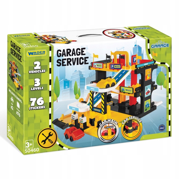 Wader 50460 Garaż Serwis parking + autka