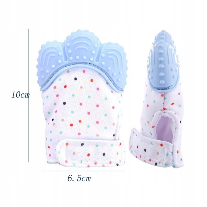GRYZAK RĘKAWICZKA NA ZĄBKOWANIE NIEMOWLĘ KOLORY