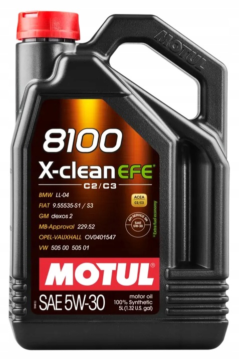 MOTUL 8100 X-CLEAN EFE C2/C3 5W30 - 5L