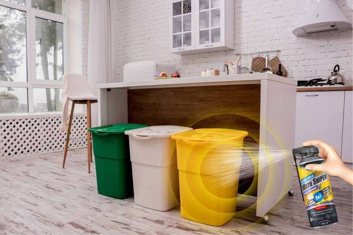 ŚRODEK SPRAY NA MOLE ODZIEŻOWE SPOŻYWCZE MUCHY NO PEST 400ML MOTH