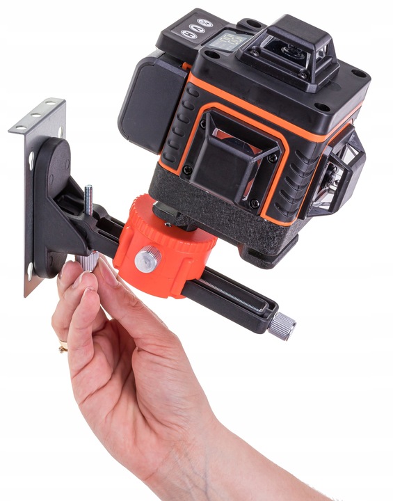 POZIOMICA LASEROWA 360° LASER KRZYŻOWY 4D + STATYW