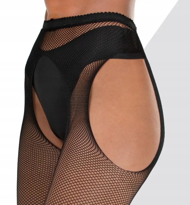 RAJSTOPY KABARETKI EROTYCZNE Z KABARETKI CZARNE Z DZIURAMI OTWARTE