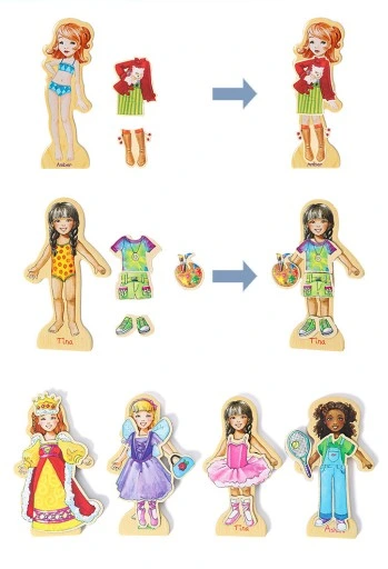 MAGNETYCZNA GRA UBIERANKA UKŁADANKA PUZZLE MONTESSORI