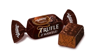 Cukierki Trufle w czekoladzie 1 kg 1000 g Wawel