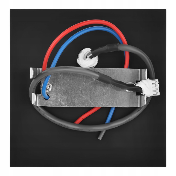 Lampki schodowe z CZUJNIKIEM RUCHU zmierzchu 230v 2W LED Z CZARNA ZIMNA