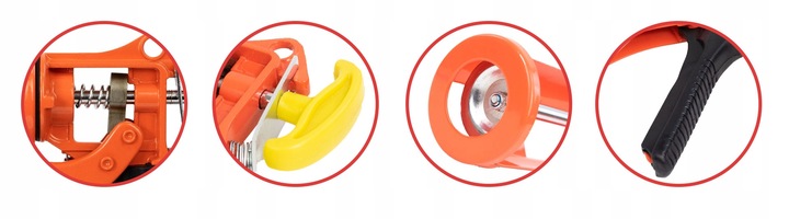 PISTOLET WYCISKACZ do silikonów kartuszy klejów uszczelniaczy SOLIDNY