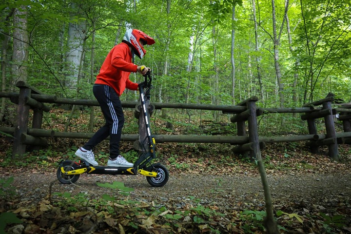 HULAJNOGA ELEKTRYCZNA 2x1500W BATERIA 52V 20Ah SAMSUNG TECHLIFE Q5 2.0